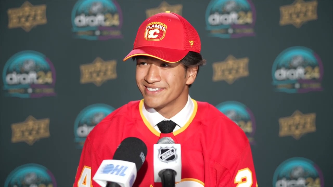 2024 NHL Draft - Zayne Parekh (9th overall - Calgary Flames)