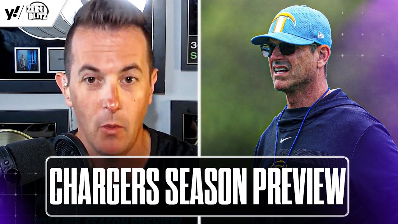 CHARGERS season preview 🏈 What will 'HERBERT-HARBAUGH MARRIAGE' look like? | Yahoo Sports