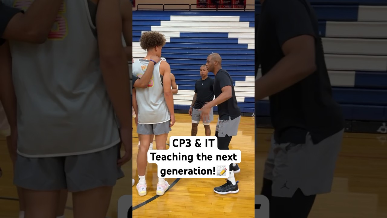 Chris Paul, Isaiah Thomas & Bam Adebayo coach up the future at Elite Camp in Las Vegas! 🔥|#Shorts