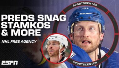 PREDATORS GEARING UP 😤 Steven Stamkos agrees to 4-year/$8M annually deal in Nash 🚨 | SportsCenter