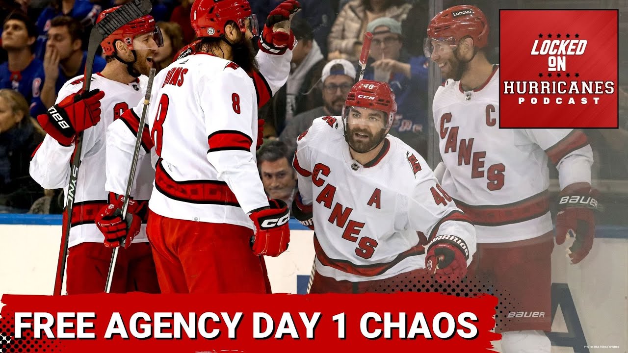 Canes Navigate Day 1 of Free Agency | Carolina Hurricanes Podcast #carolinahurricanes #causechaos