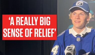Hagen Burrows Was Relieved When Tampa Bay Lightning Selected Him At No. 128 At 2024 NHL Draft