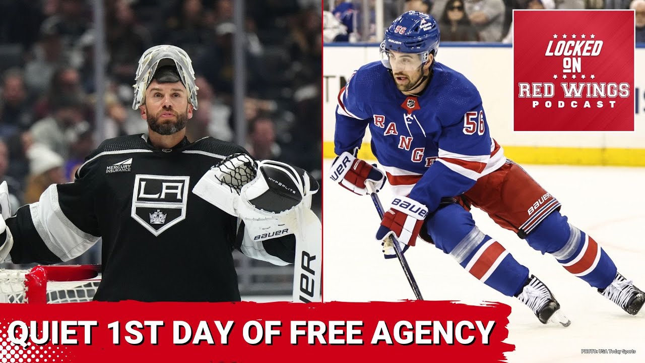Cam Talbot and Erik Gustafsson headline as Detroit's free agency has an underwhelming start