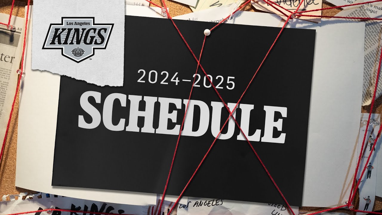 LA Kings Release 2024-25 NHL Regular Season Schedule!