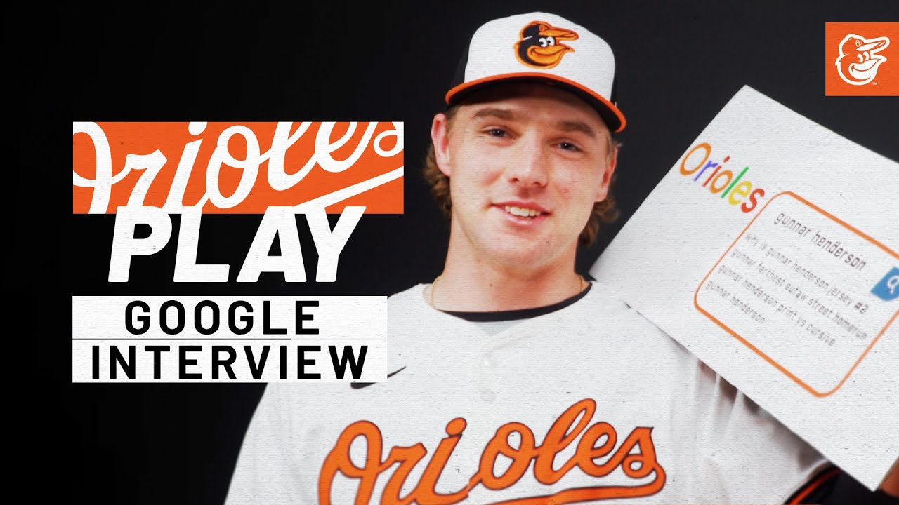 Google Interview with Gunnar Henderson | Baltimore Orioles
