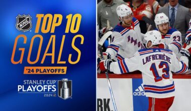 Top 10 Goals from the 2024 Stanley Cup Playoffs