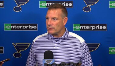 Tim Taylor evaluates Blues prospects at Development Camp