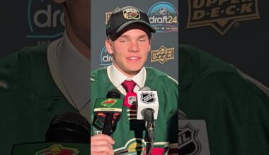 "Hockey is my fuel and I'm a car."-Aron Kiviharju, Minnesota Wild #Shorts #NHLDraft #Hockey #NHL