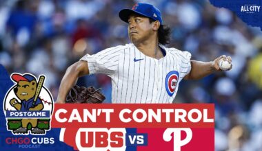 Shota Imanaga and Cubs bullpen can't control Philadelphia Phillies | CHGO Cubs POSTGAME Podcast