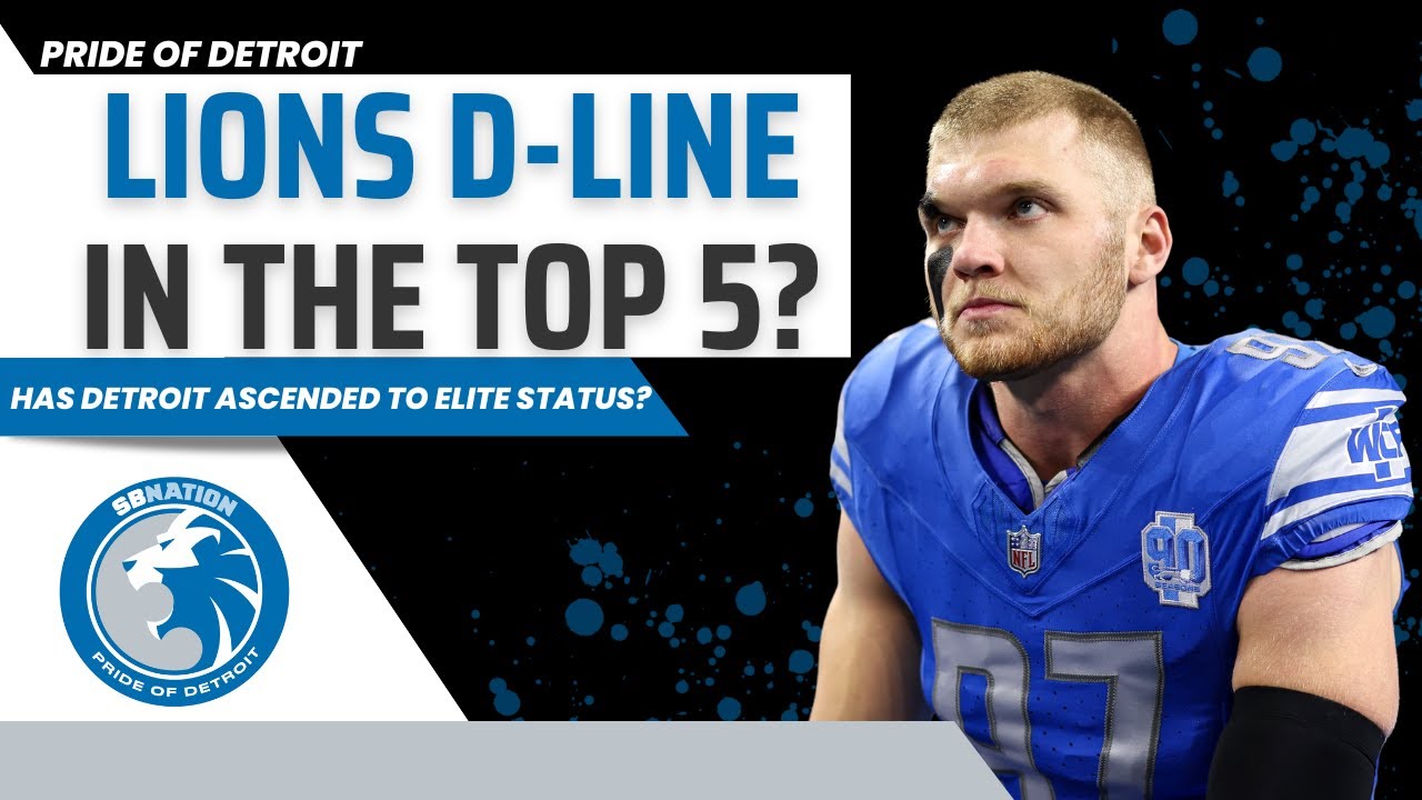 PFF Ranking: Do the Detroit Lions Have a Top 5 D-Line?