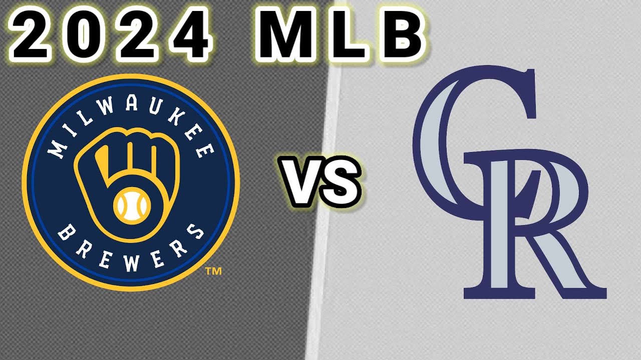 Milwaukee Brewers vs Colorado Rockies | 2024 MLB PLAY BY PLAY LIVE SCORE
