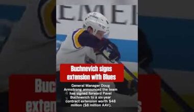 Pavel Buchnevich signs extension with the Blues 😎
