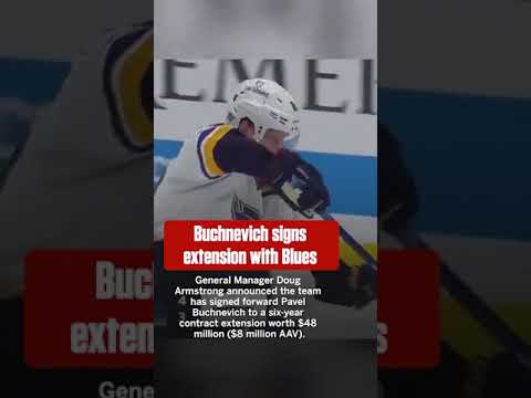 Pavel Buchnevich signs extension with the Blues 😎