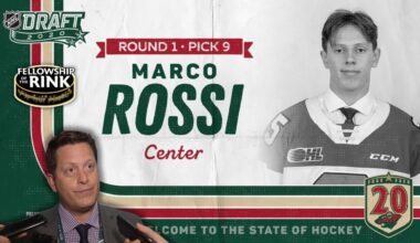 Current state of Marco Rossi via Judd Brackett | Minnesota Wild Director Amateur Scouting | Calder