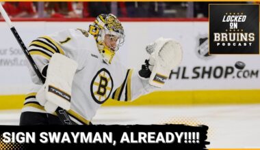 When Will Jeremy Swayman Sign? 2024-25 Bruins Schedule Highlights