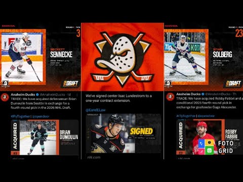Anaheim Ducks 2024 Draft Recap, Plus Free Agency & Trades Updates!