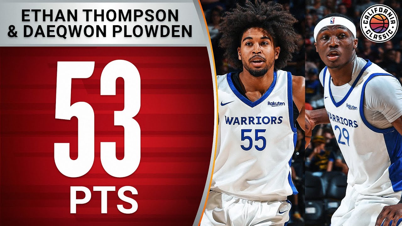 Ethan Thompson (27 PTS) & Daeqwon Plowden (26 PTS) GO OFF For Golden State!