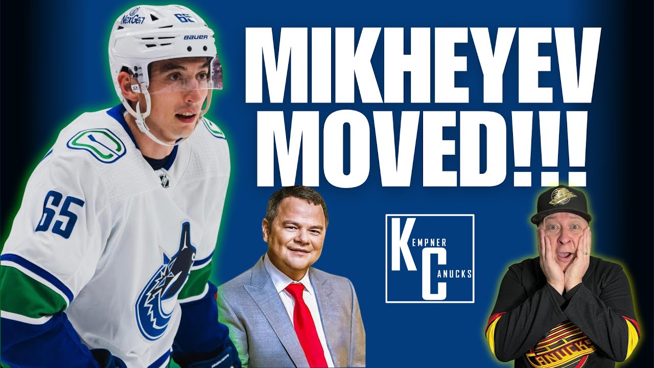 Mikheyev MOVED!!! I'm in shock. #canucks