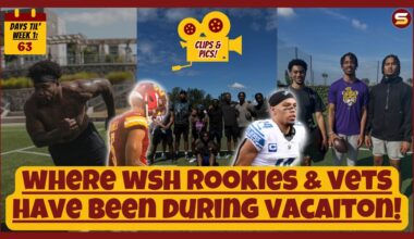 🎥CLIPS: Jayden Daniels Throwing to Lions WR! Working w/ CJ Stroud ! WSH Rookie Vacation Workouts!👀