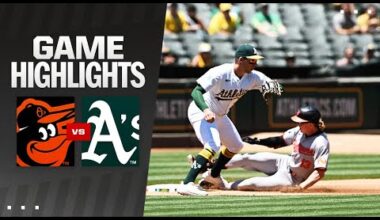 Orioles vs. A's Game Highlights (7/7/24) | MLB Highlights