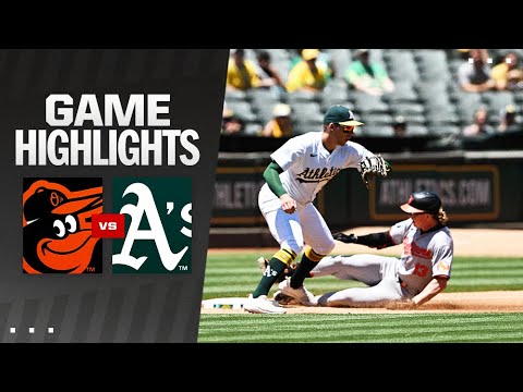 Orioles vs. A's Game Highlights (7/7/24) | MLB Highlights