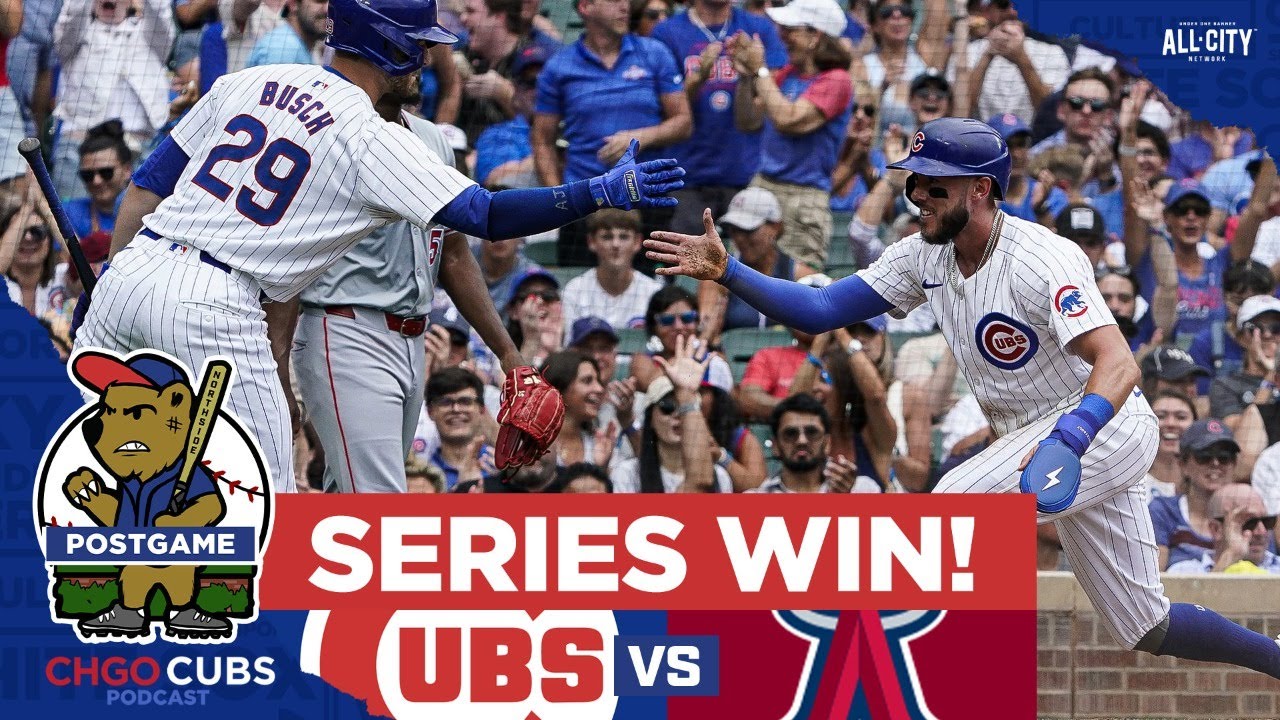 Cubs win series over Angels strong starts from Justin Steele and Hayden Wesneski | CHGO Cubs Podcast