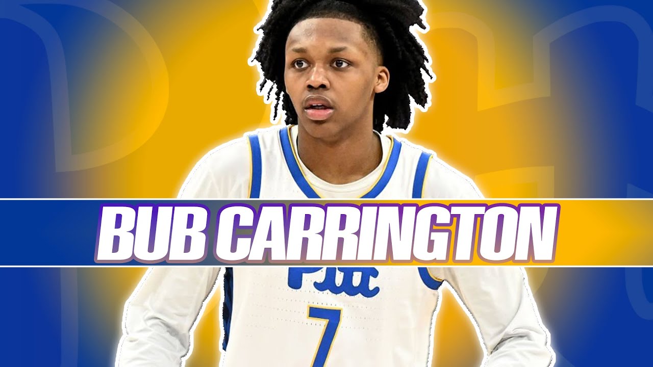 BUB CARRINGTON SCOUTING REPORT | 2024 NBA Draft | Washington Wizards | Pitt Panthers