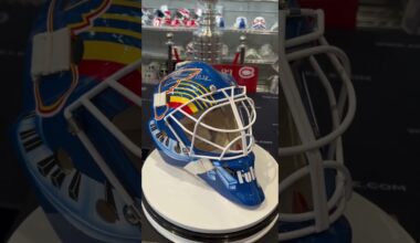 🎹Grant Fuhr signed St-Louis Classic Goalie Mask💥 #hockey #goaliemask #stlouis