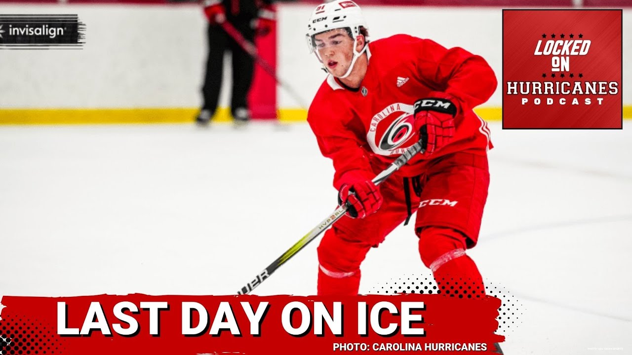 Last Day of OnIce Activities for Canes | Carolina Hurricanes Podcast #carolinahurricanes #causechaos
