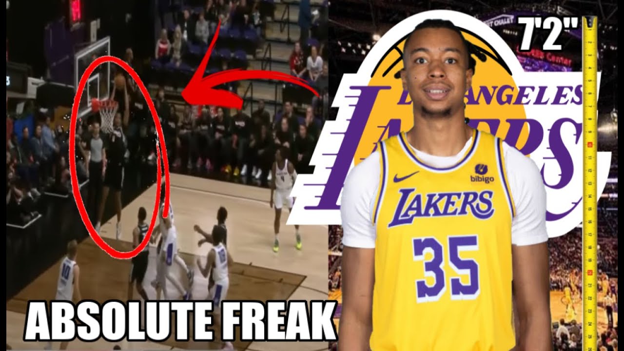 Meet the Los Angeles Lakers NEW 7’2” REBOUNDING MACHINE Joining Bronny James & Knecht | Moses Brown
