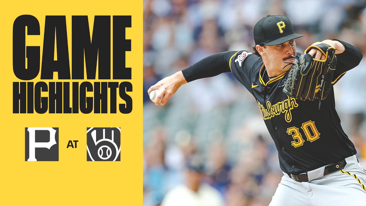 Paul Skenes Throws 7 Scoreless, Strikes Out 11 in Win | Pirates vs. Brewers Highlights (7/11/24)