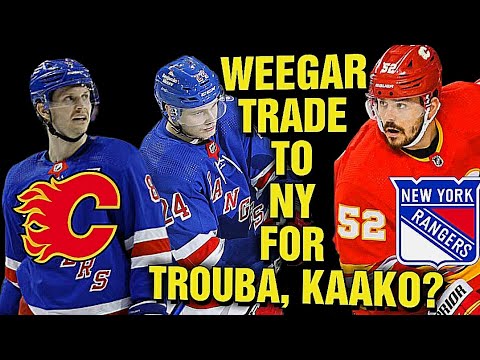 Calgary Flames Mackenzie Weegar TRADE in the Works To NY RANGERS For Jakob Trouba & Kaapo Kaako?