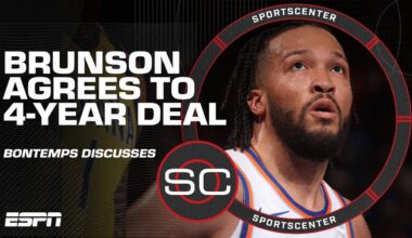 Jalen Brunson’s extension helps Knicks to keep Mikal Bridges long term – Bontemps | SportsCenter