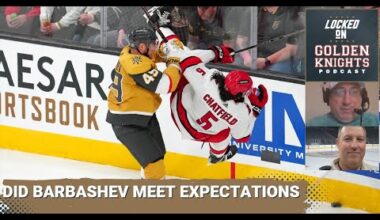 Did Barbashev meet expectations / Theodore ranked VGK's top defensemen in fan poll / What the Friday