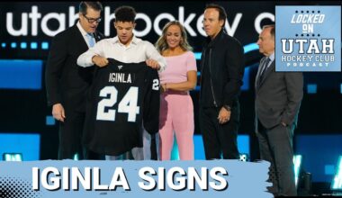 Tij Iginla Signs His Entry Level Contract with Utah HC