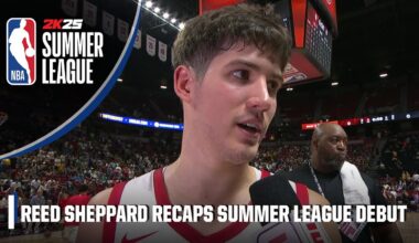 Reed Sheppard ‘had fun’ in Summer League debut for Rockets | NBA on ESPN