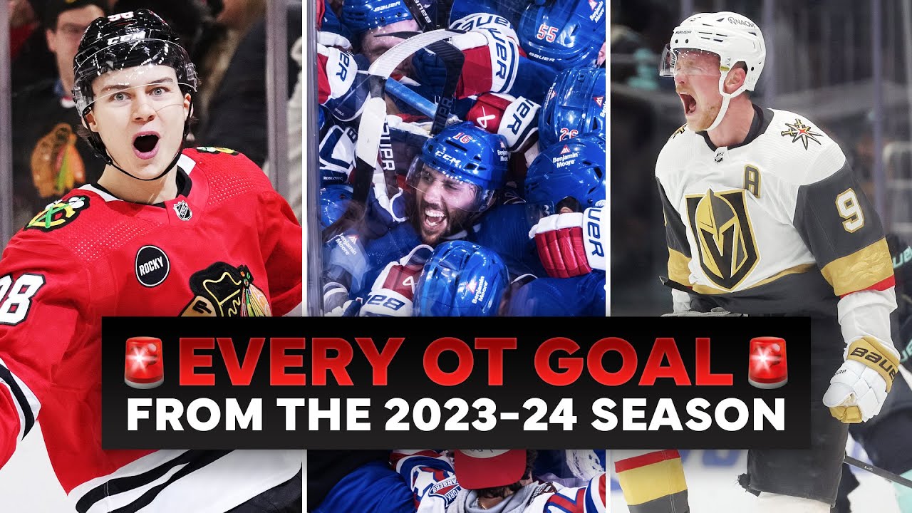 Every OVERTIME goal from the 2023-24 season! 🚨😱🥳 | Sunday Night Streams