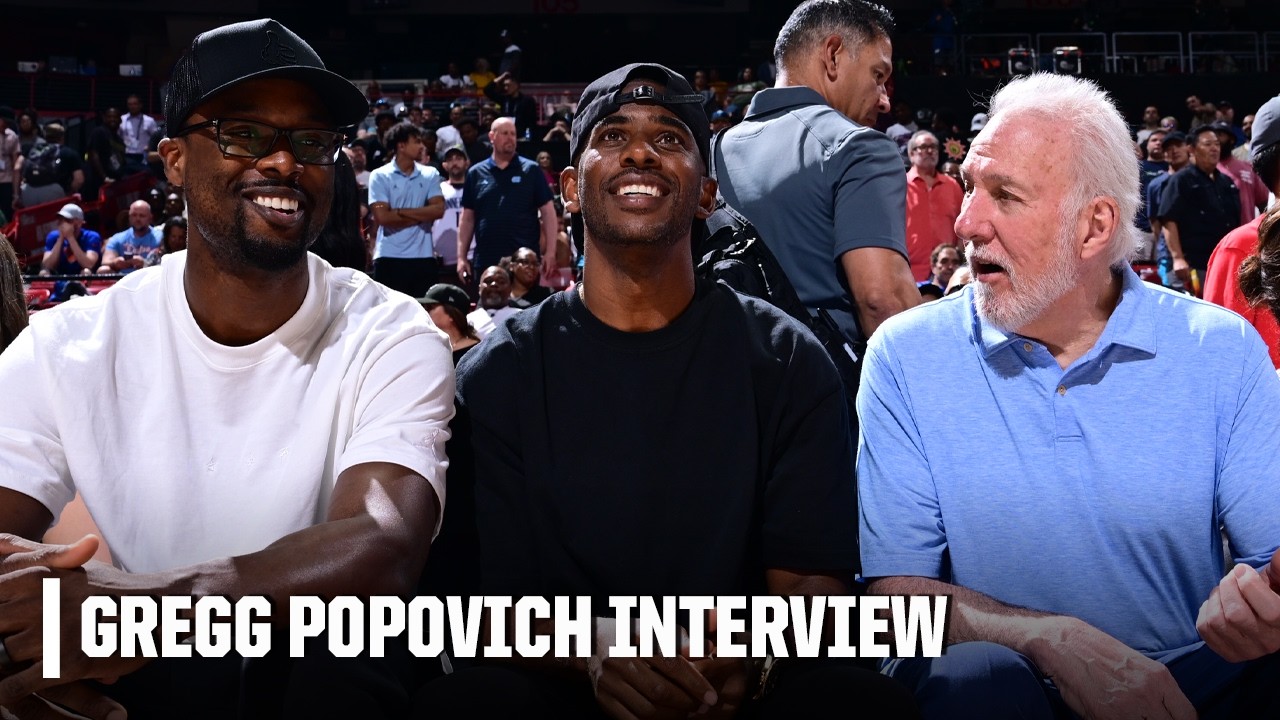 Gregg Popovich talks Spurs’ offseason additions & Hank Egan being honored | NBA Summer League