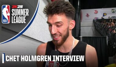 Chet Holmgren reflects on OKC’s season and the addition of Isaiah Hartenstein | NBA Summer League