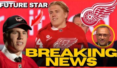 FUTURE STAR ALERT! 🚨 RED WINGS EXCITING NEW SIGNING! | DETROIT RED WINGS NEWS TODAY🔥