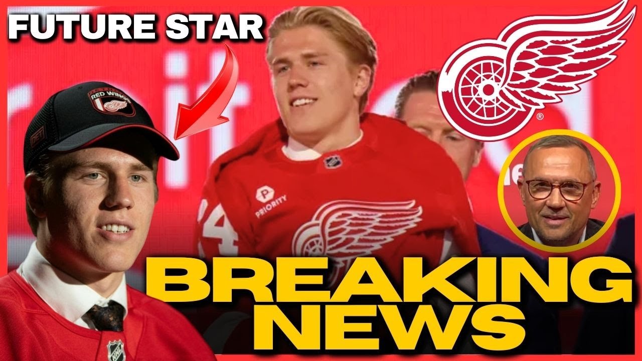 FUTURE STAR ALERT! 🚨 RED WINGS EXCITING NEW SIGNING! | DETROIT RED WINGS NEWS TODAY🔥