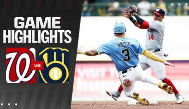Nationals vs. Brewers Game Highlights (7/14/24) | MLB Highlights