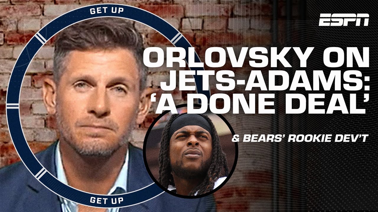 Dan Orlovsky predicts Davante Adams to the Jets 👀 + Caleb Williams' timeline for success | Get Up