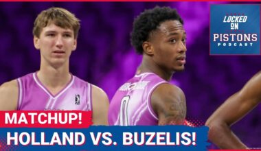 Ron Holland Vs. Matas Buzelis, Detroit Pistons Get The Win Against Chicago Bulls