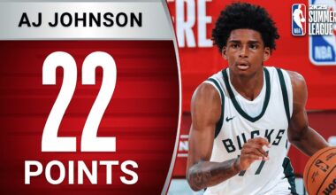 No. 23 Overall Pick AJ Johnson SHINES In Summer League! 👏