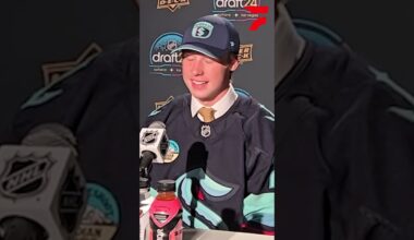 Berkly Catton knows PNW hockey (and he's already played at Climate Pledge Arena 👀) #NHLDraft #Shorts