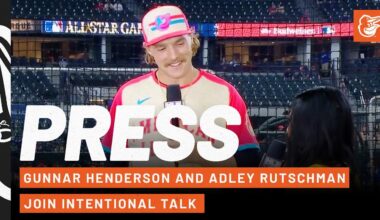 Gunnar Henderson and Adley Rutschman Join Intentional Talk | MLB Network | Baltimore Orioles