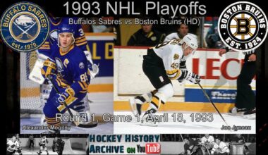 1993 Buffalo Sabres vs Boston Bruins Game 1