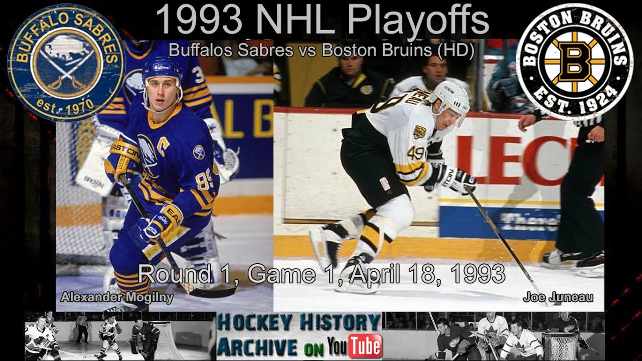 1993 Buffalo Sabres vs Boston Bruins Game 1