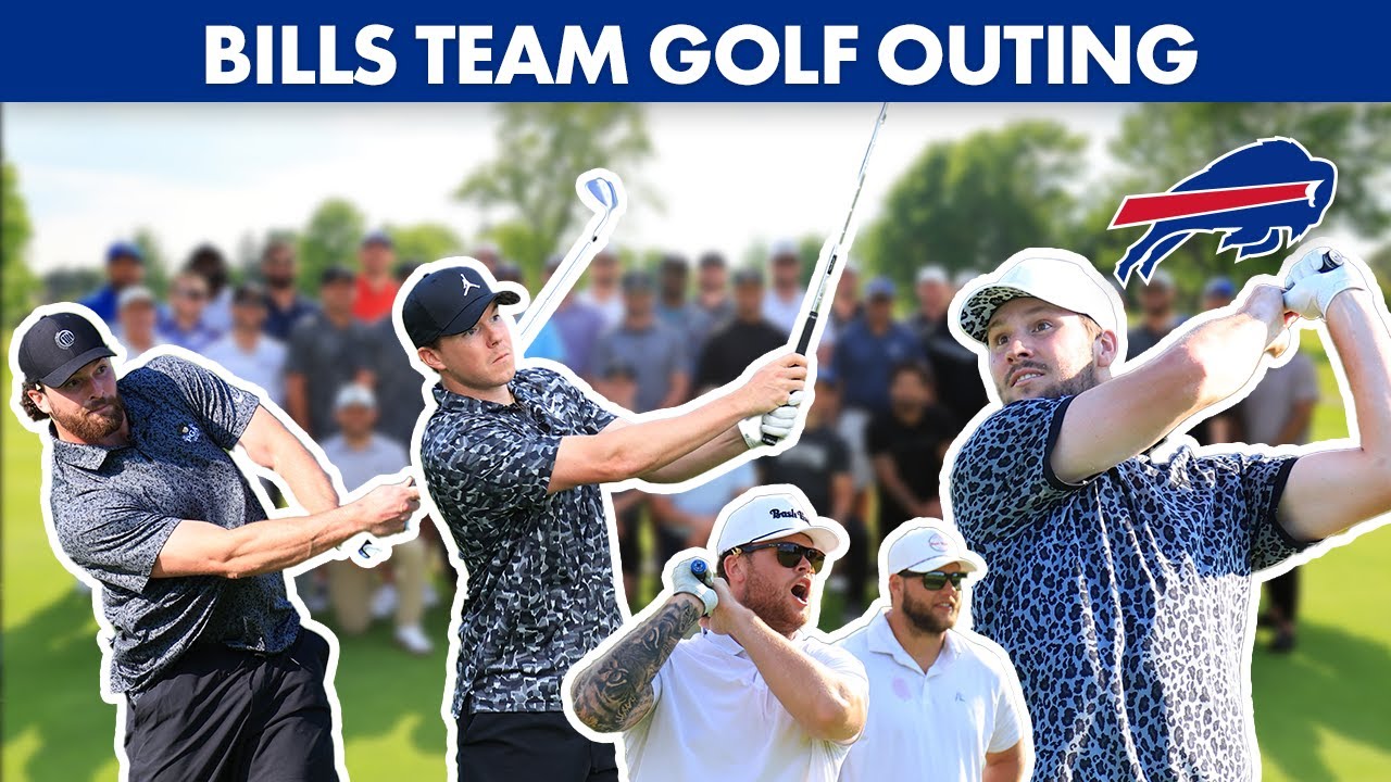 Josh Allen, Dawson Knox, Spencer Brown And More Face-Off On The Golf Course | Buffalo Bills